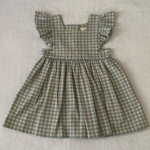 Wren & James Size Light Blue Gingham Dress 5T